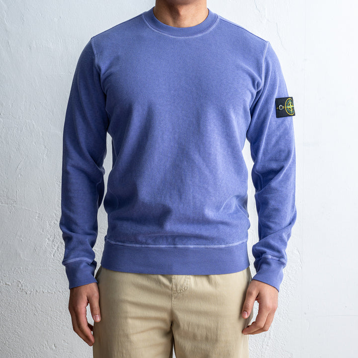 Washed Cotton Sweatshirt Lavender