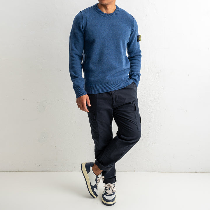 Lambswool Crewneck 5100072 STEEL BLUE