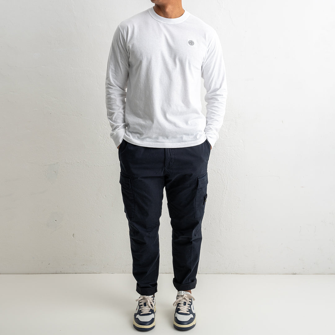 Organic Cotton Jersey Fissato Effect 2100030 White