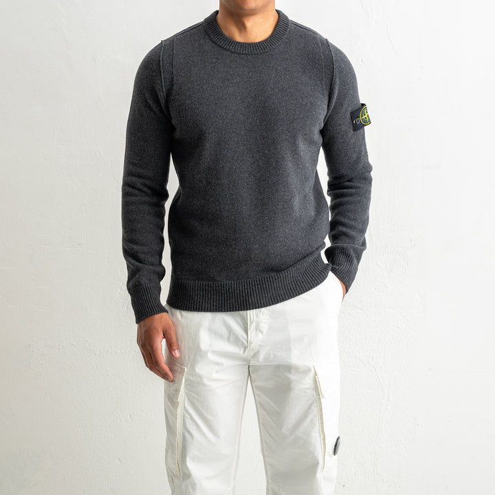 Lambswool Crewneck 5100072 MELANGE CHARCOAL