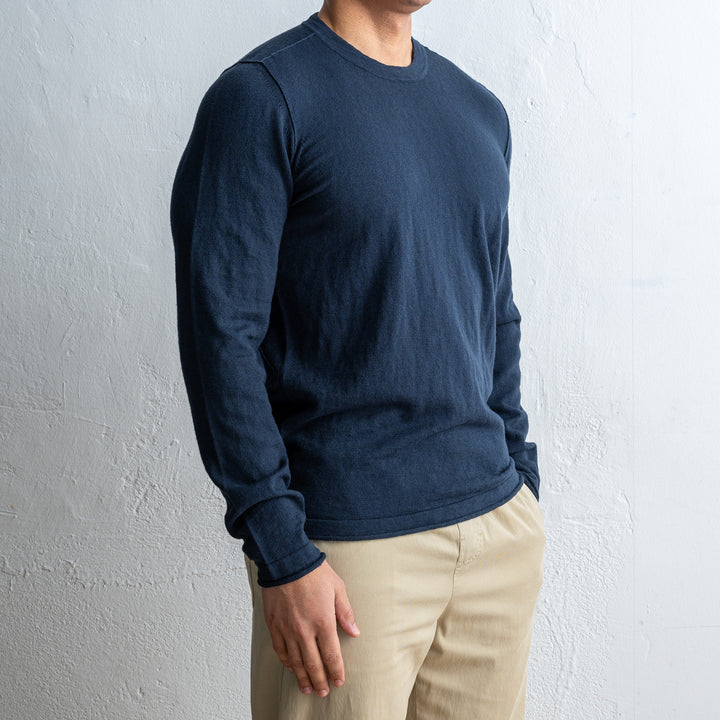 Classic Knitted Sweater Blue