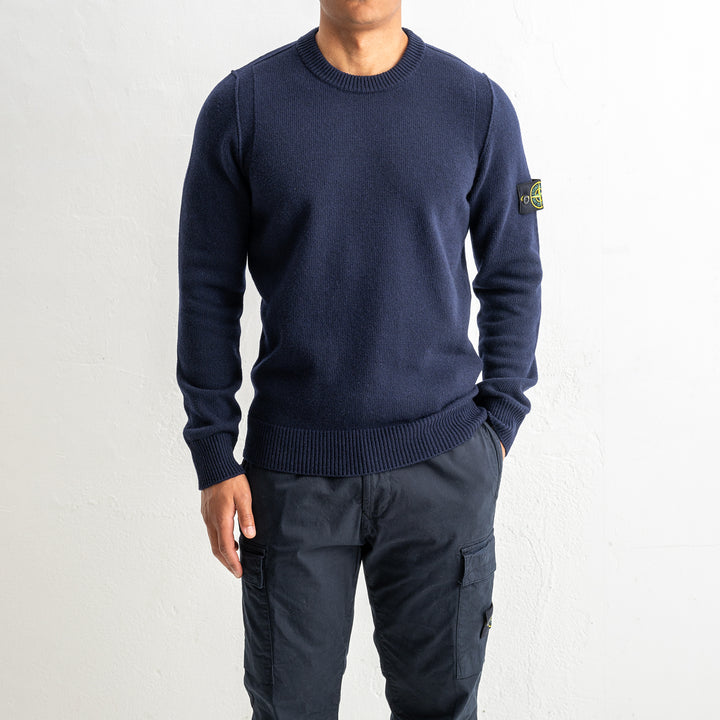 Lambswool Crewneck 5100072 Navy Blue