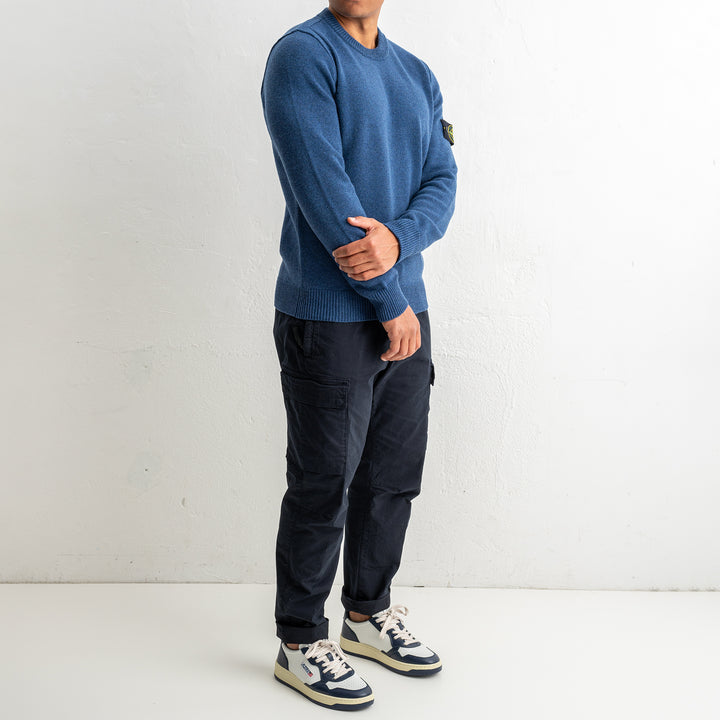 Lambswool Crewneck 5100072 STEEL BLUE