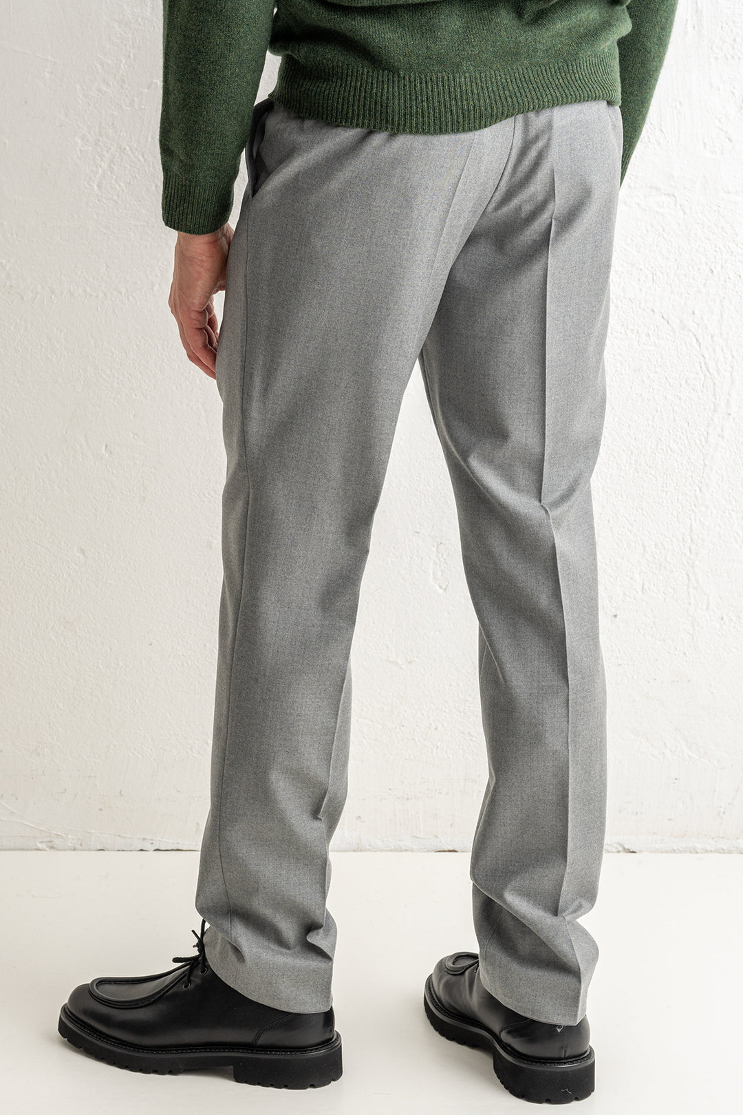 Renzo Flannel Trouser LIGHT GREY