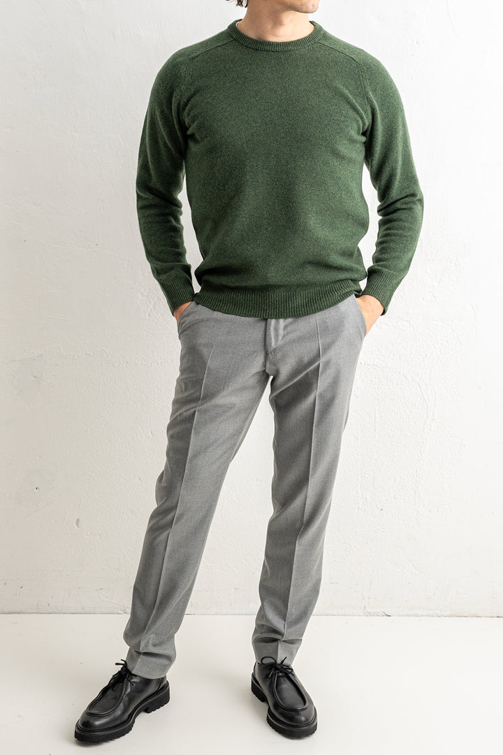 Renzo Flannel Trouser LIGHT GREY