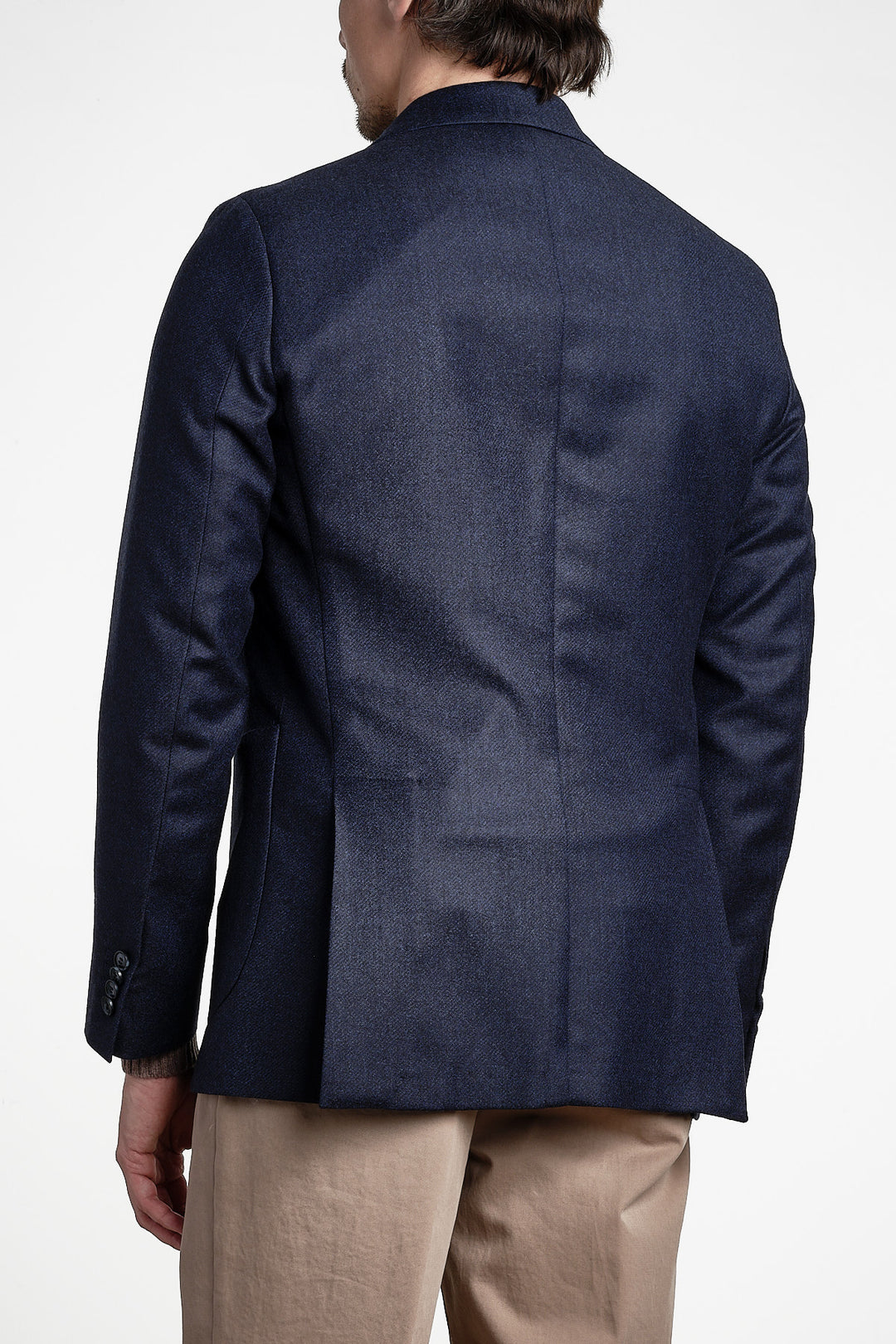Milos Wool Blazer Dark Navy – Studio 73, bakifrån