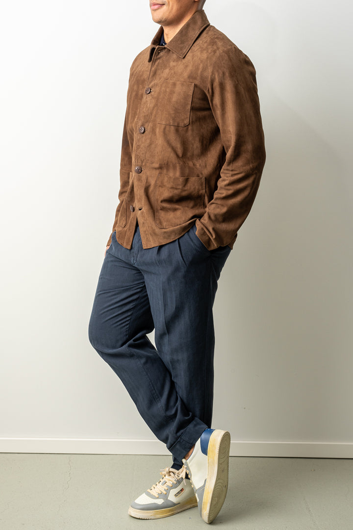 Suede Jacket Macaroon Brown