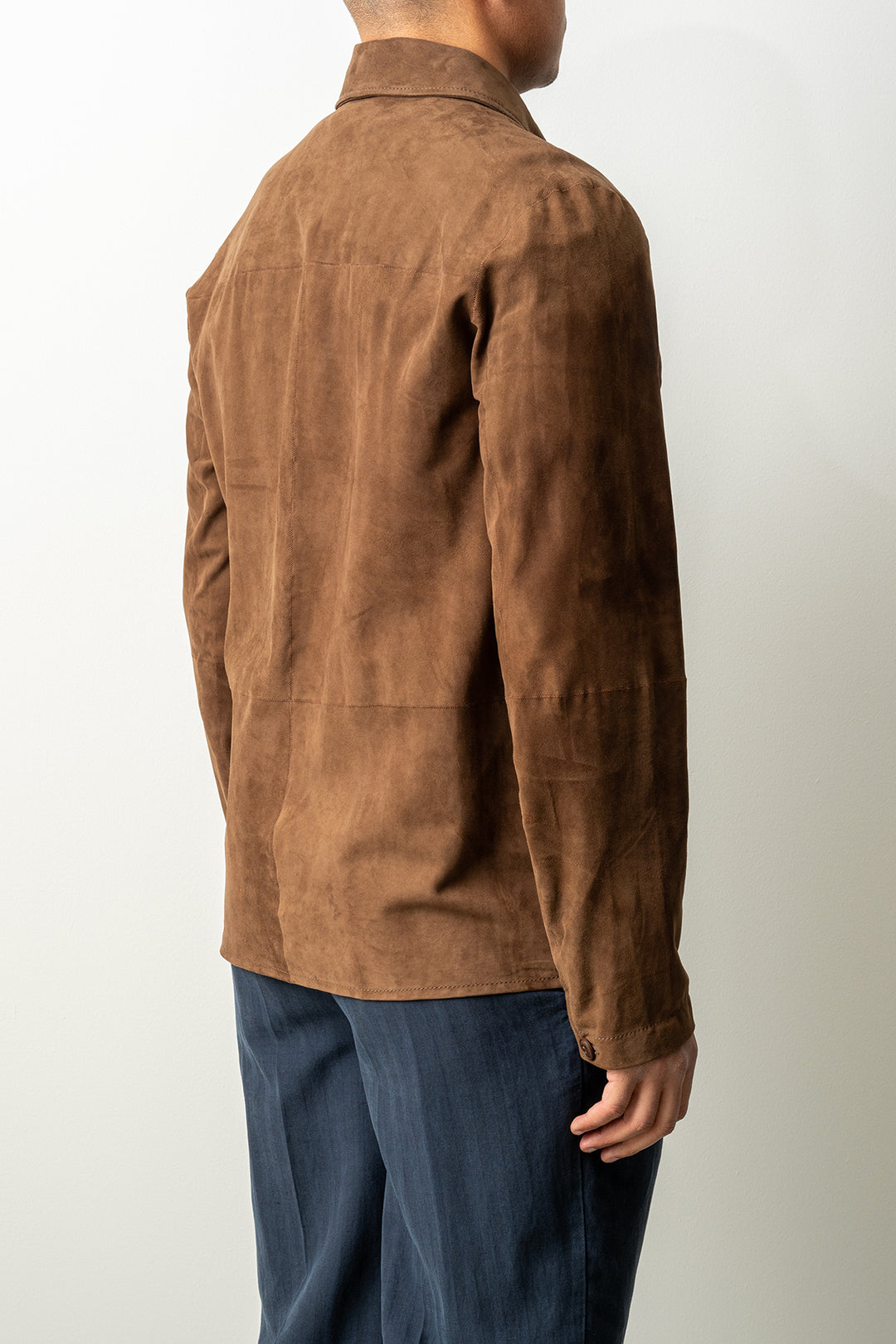 Suede Jacket Macaroon Brown