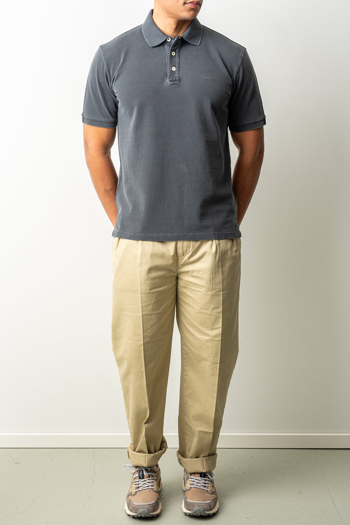 Sunfaded SS Polo Black