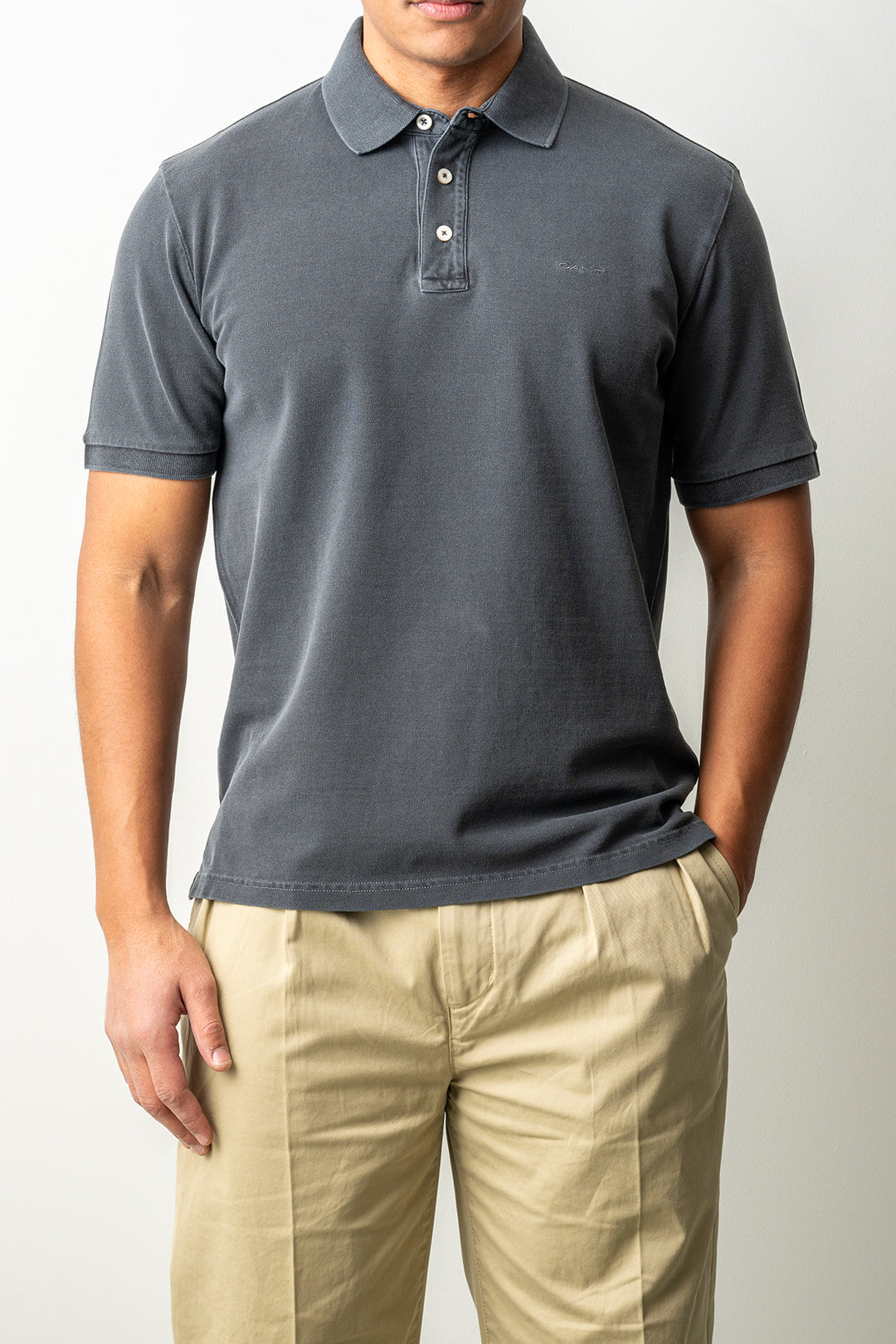 Sunfaded SS Polo Black