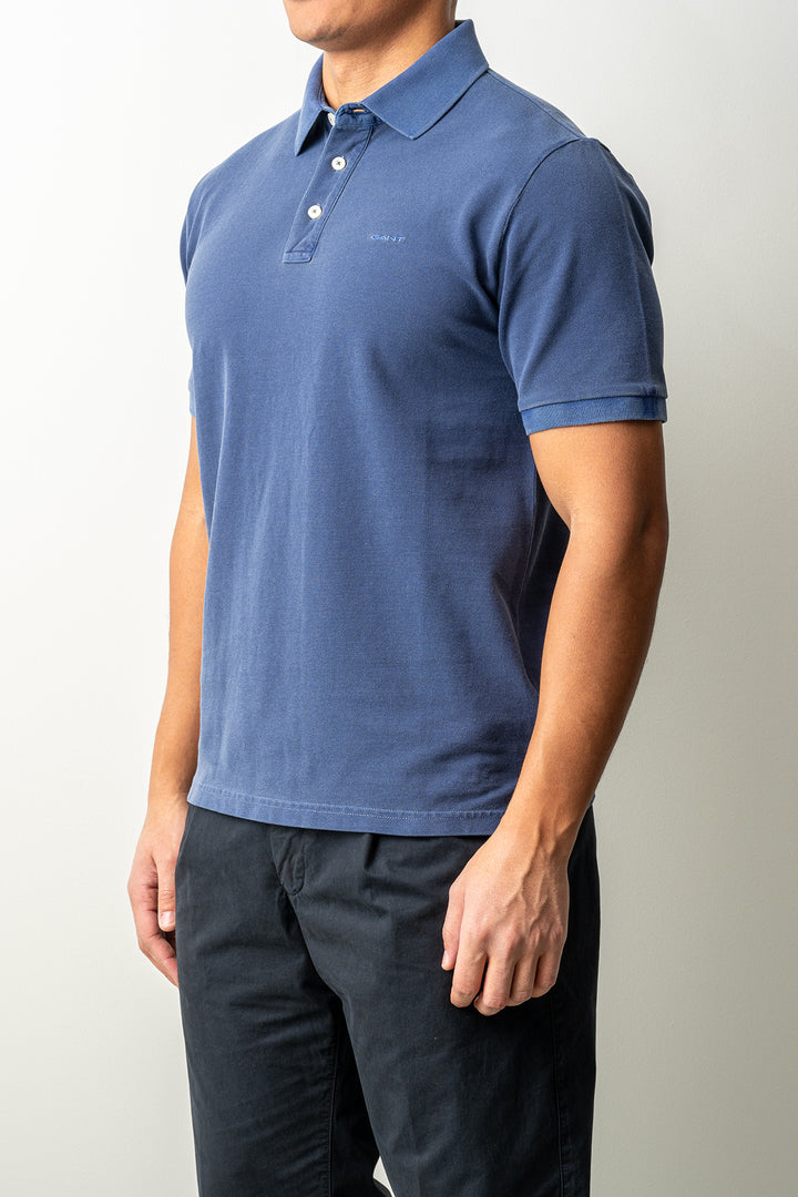 Sunfaded SS Polo Persian Blue