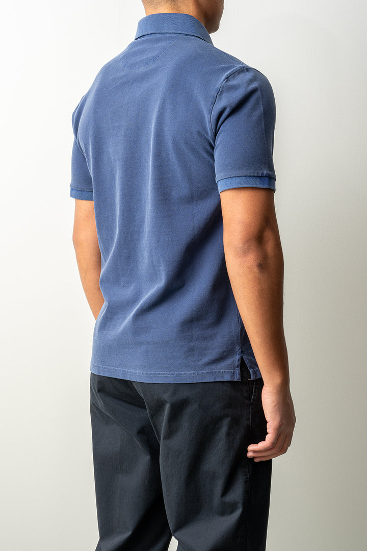 Sunfaded SS Polo Persian Blue