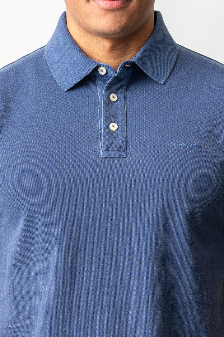 Sunfaded SS Polo Persian Blue