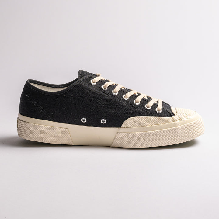 Works Cotton Canvas Sneaker Black