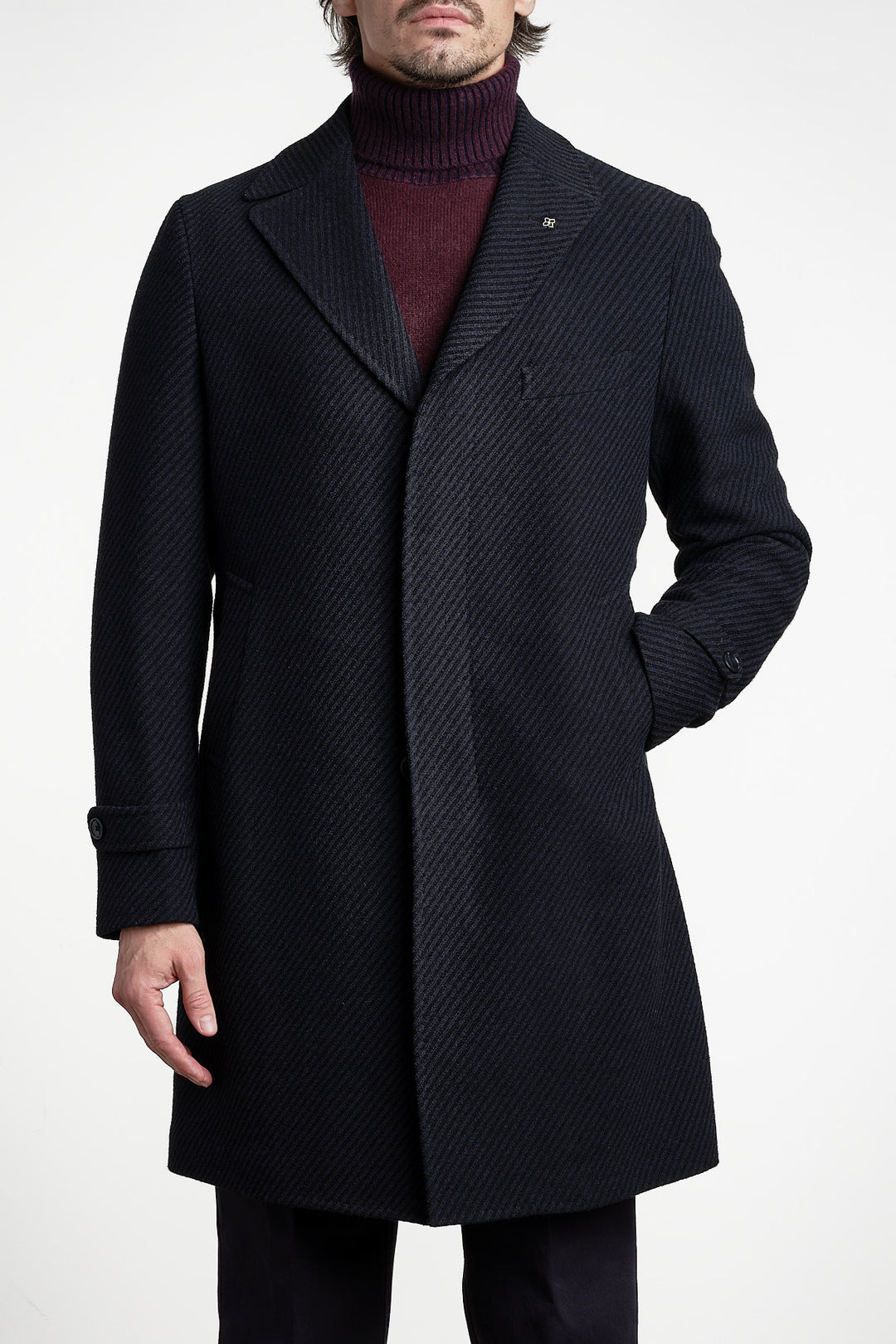 Thomas Coat Navy – Tagliatore, framifrån