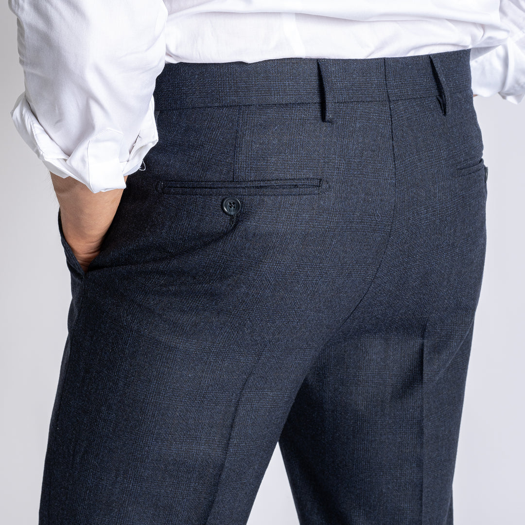Wool Suit Navy