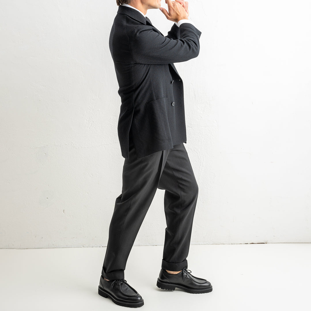 Structured Wool DB Blazer Black