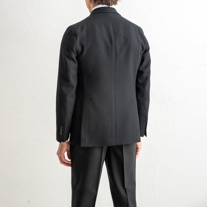 Structured Wool DB Blazer Black