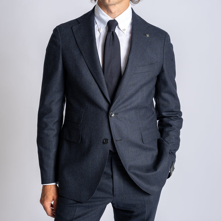 Wool Suit Navy