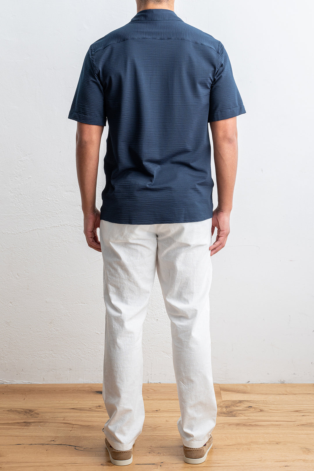 Tecnico Seersucker Shirt Black