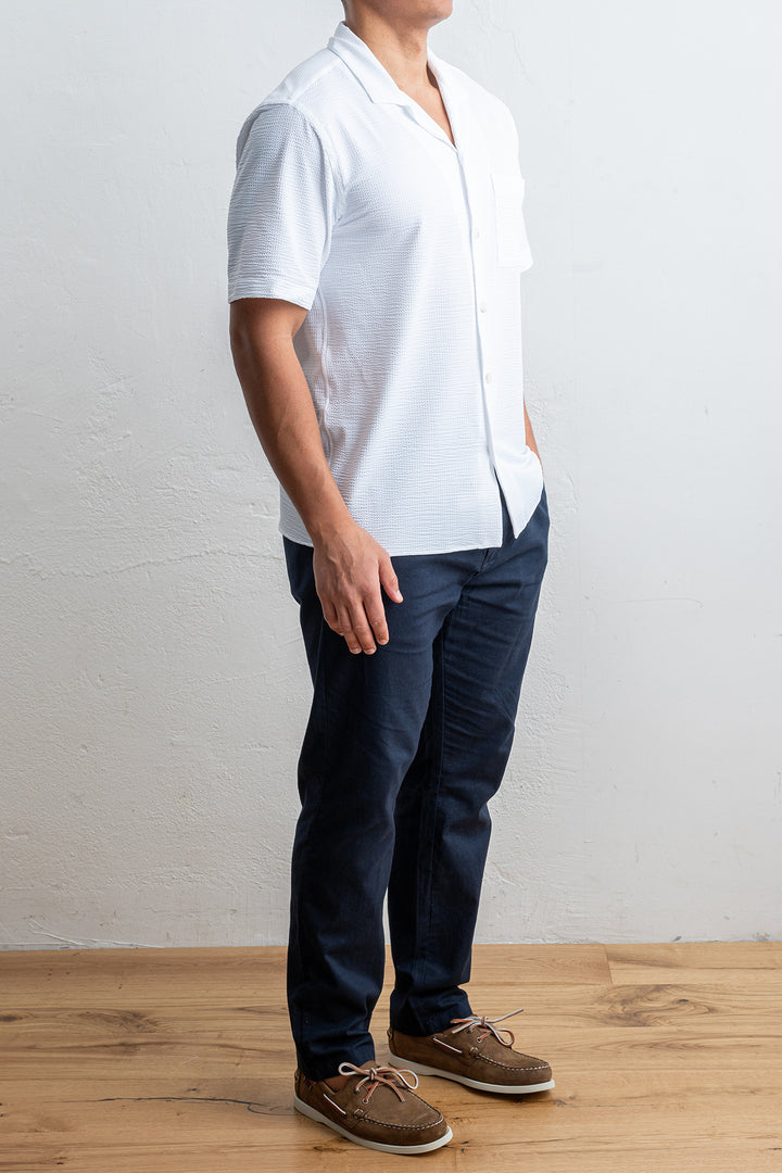 Tecnico Seersucker Shirt White