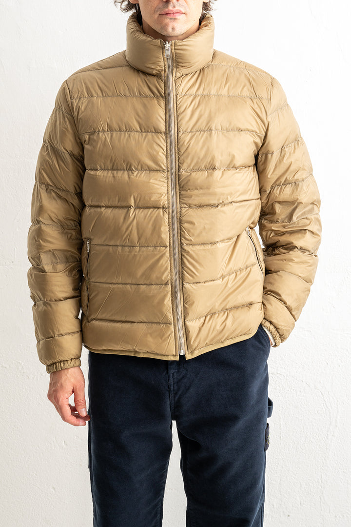DOWN LINER WITH POCKETS Beige