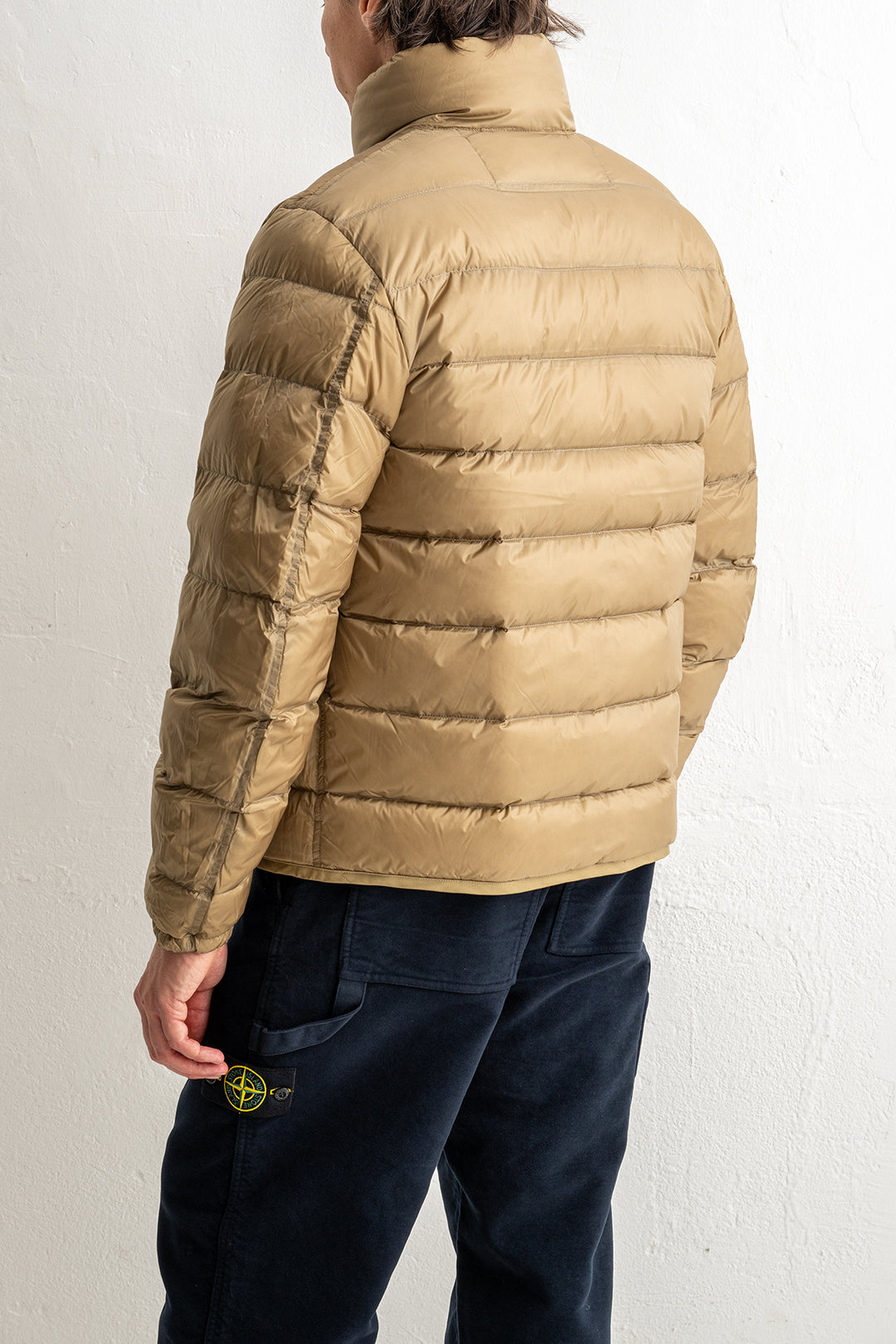 DOWN LINER WITH POCKETS Beige