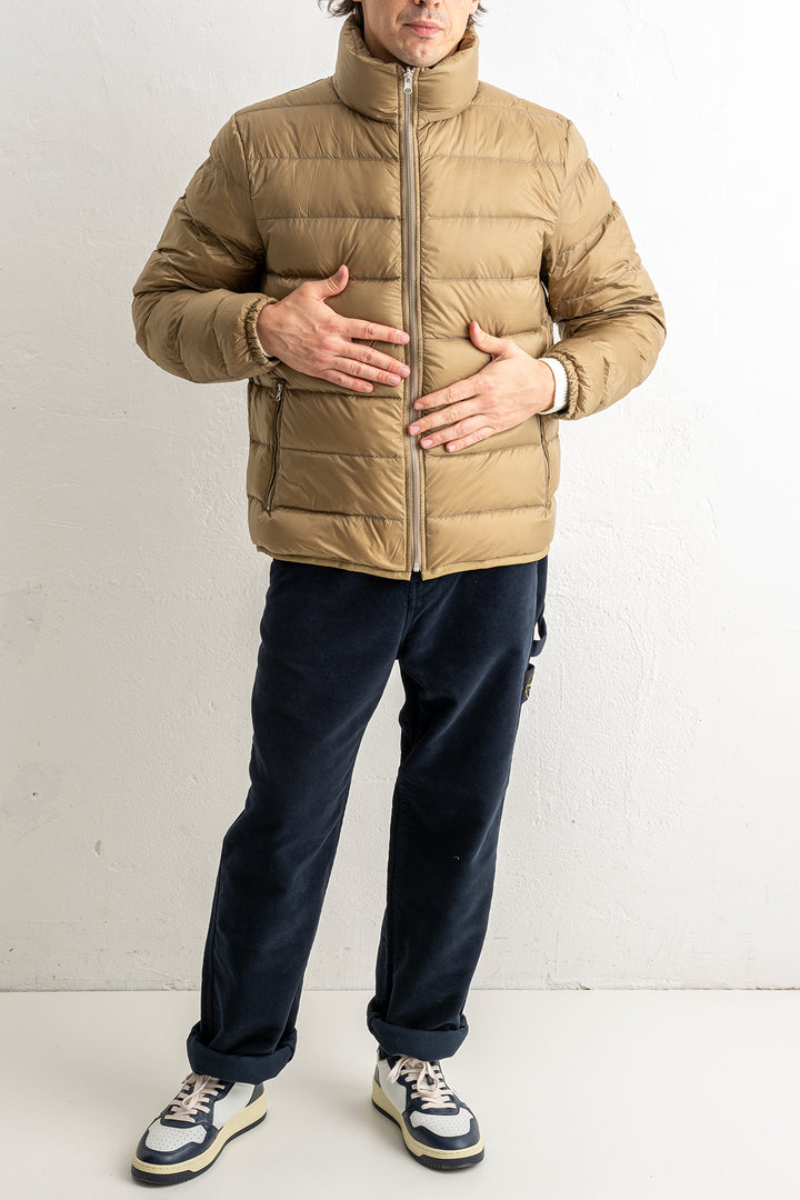 DOWN LINER WITH POCKETS Beige