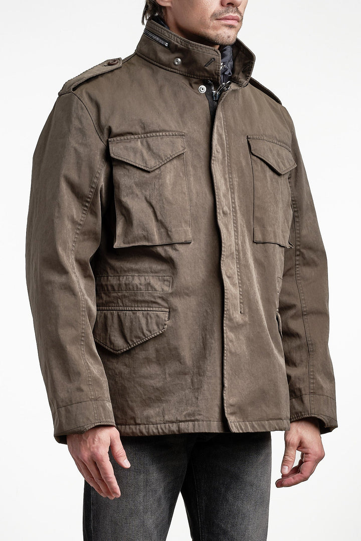 Field Jacket OJJ Fabric Green Lizard – Ten C, bakifrån