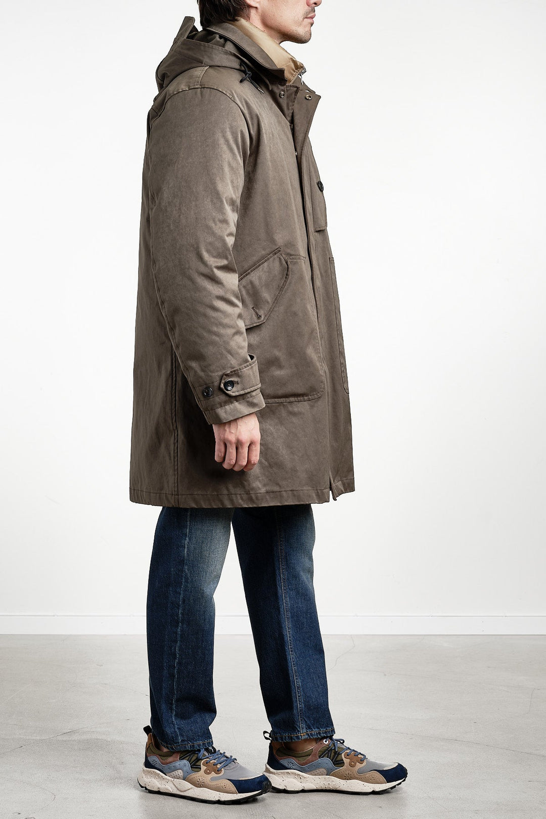 Ice Storm Car Coat Green Lizard – Ten C, helbild