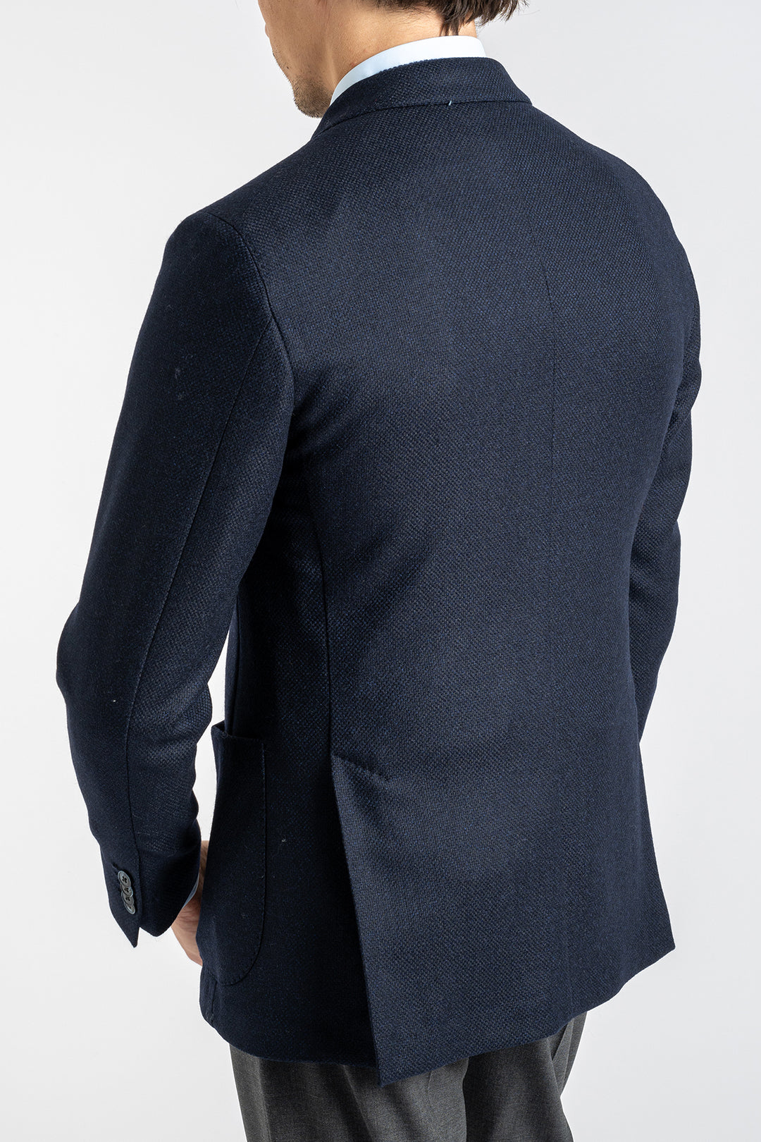 Three Button Blazer Navy