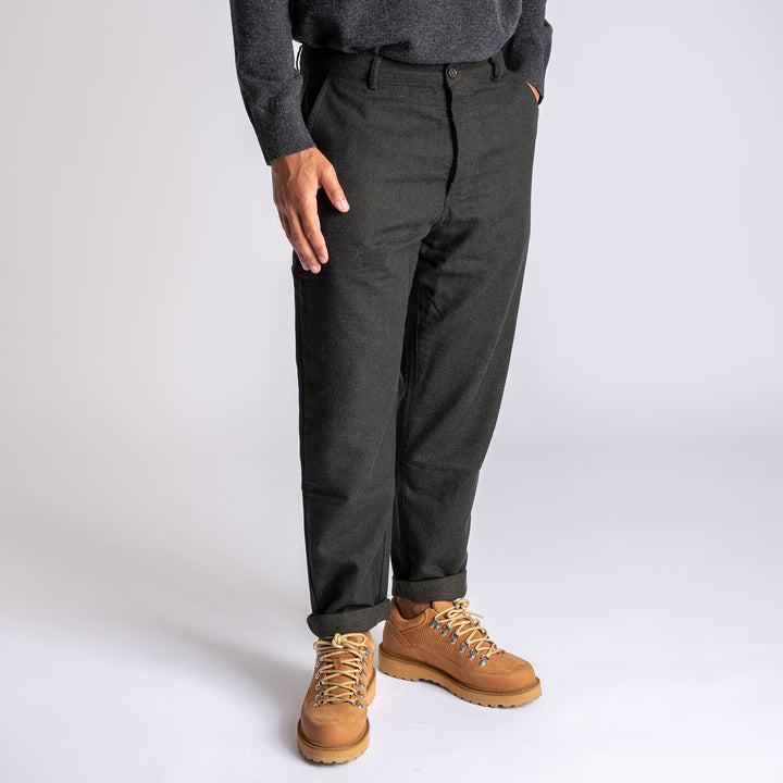 Military Wool Chinos Olive