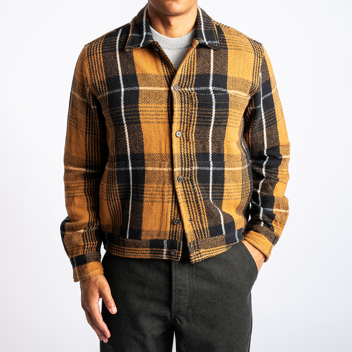 Earth Check Uniform Jacket Brown