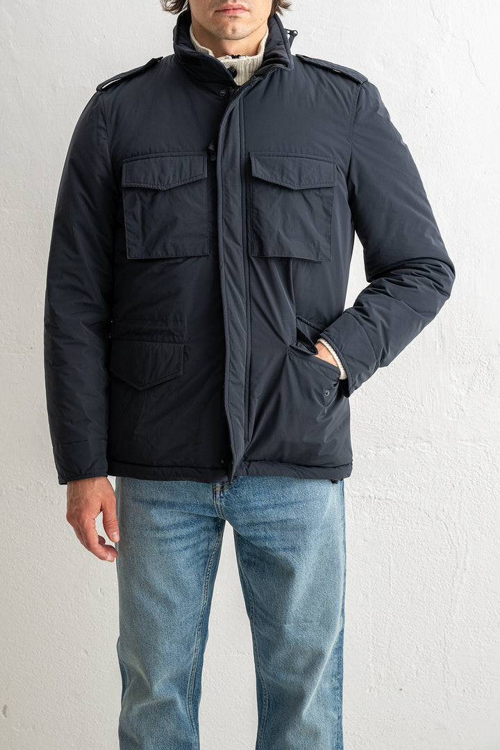 Vento Nylon Minifield Jacket Navy