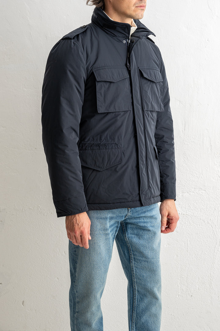 Vento Nylon Minifield Jacket Navy