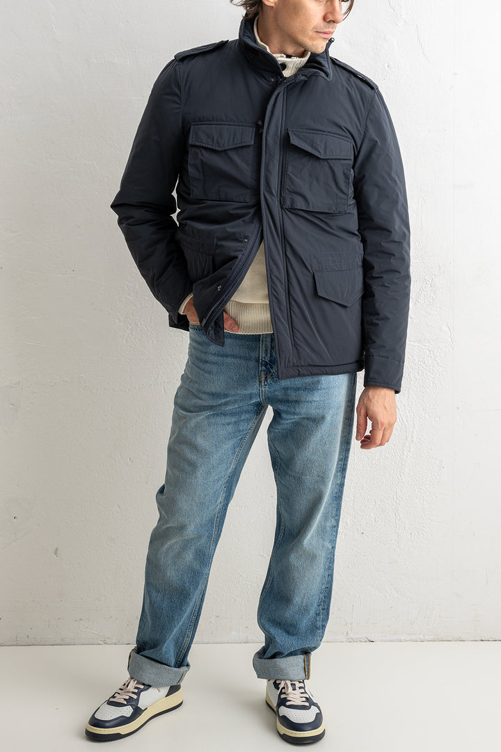 Vento Nylon Minifield Jacket Navy
