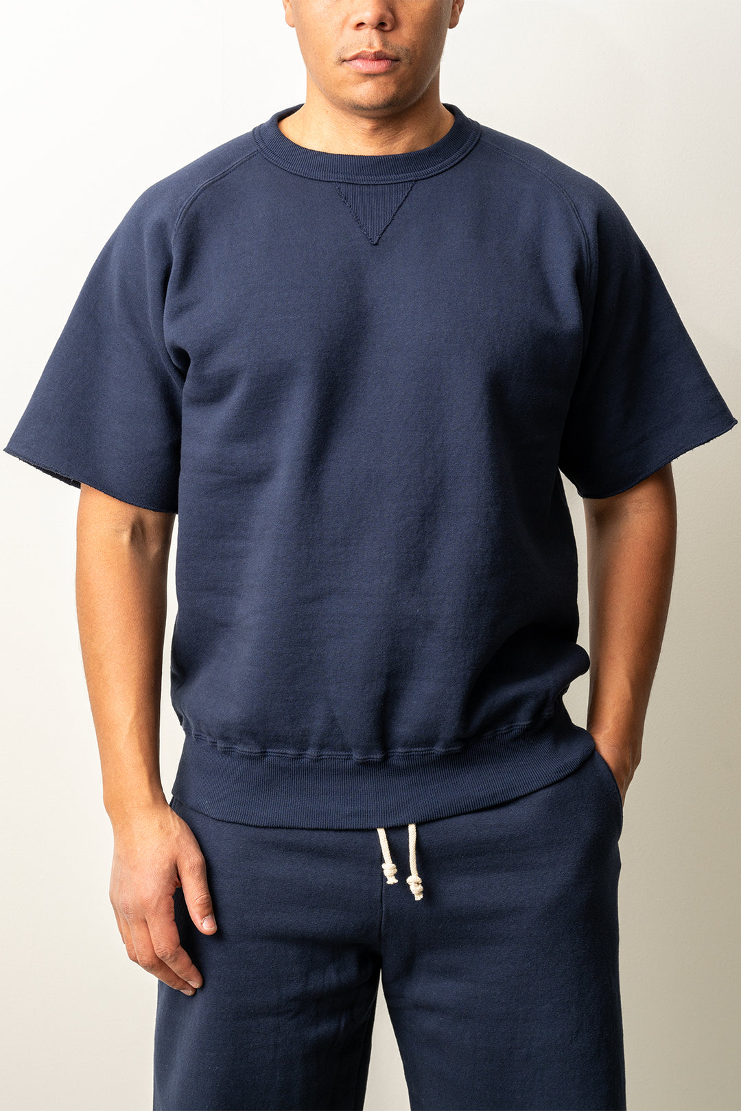 Waialua SS Crew Neck Sweatshirt Dark Navy