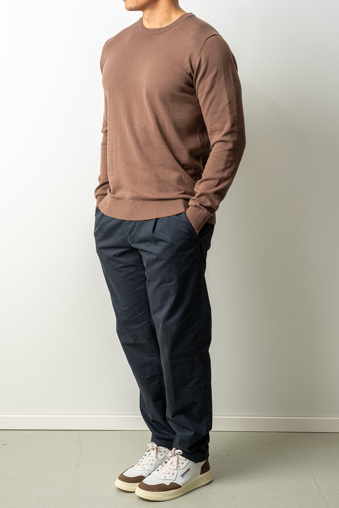 Washed Crewneck Sweater Coconut
