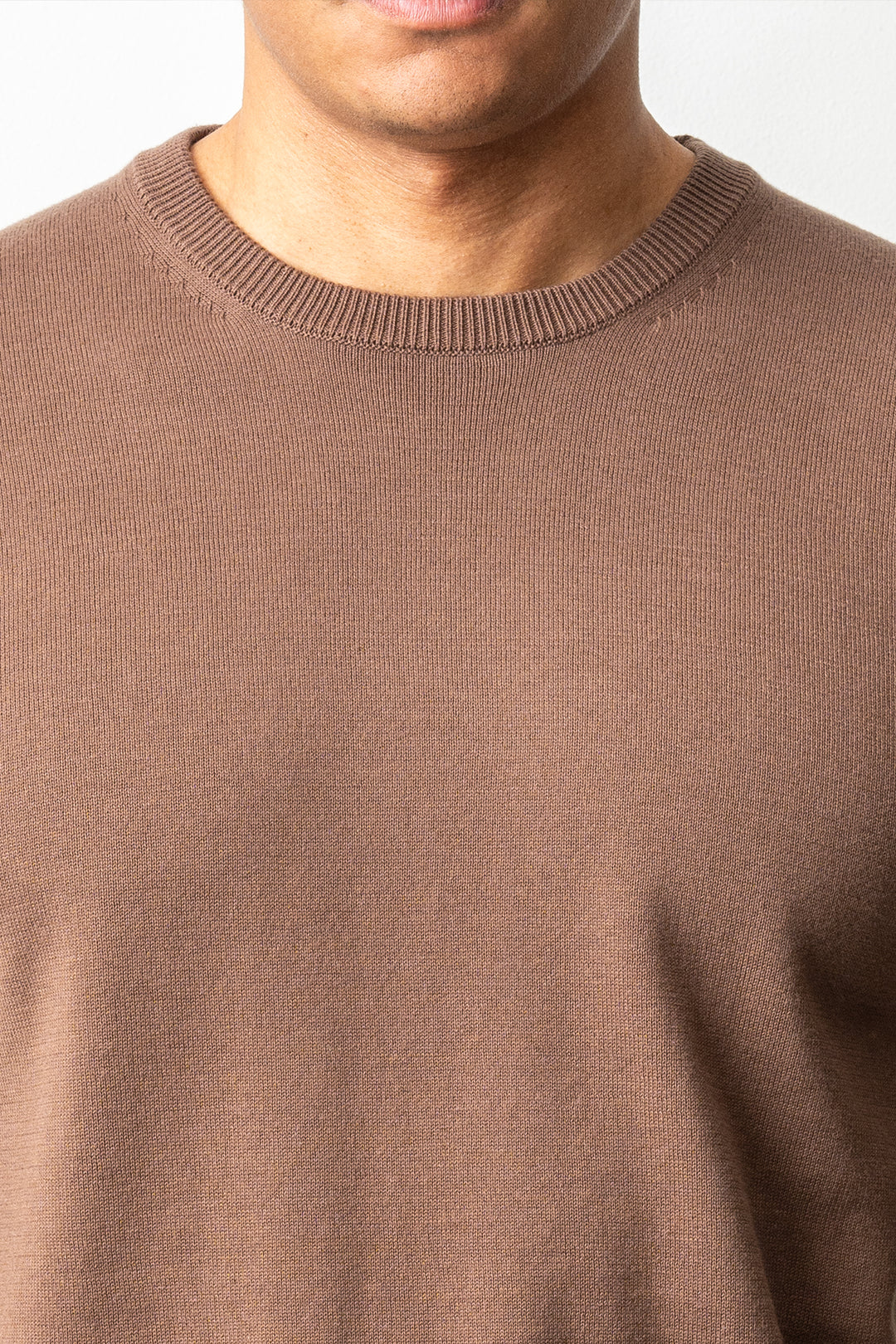 Washed Crewneck Sweater Coconut
