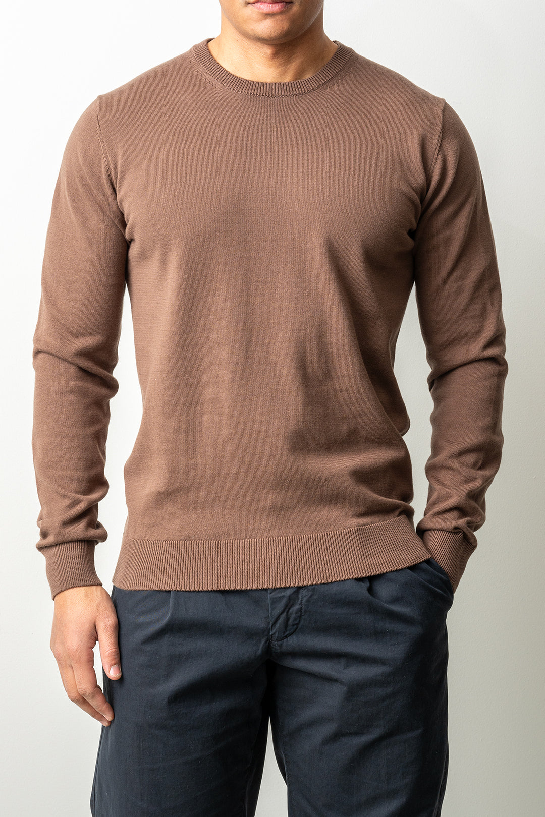 Washed Crewneck Sweater Coconut