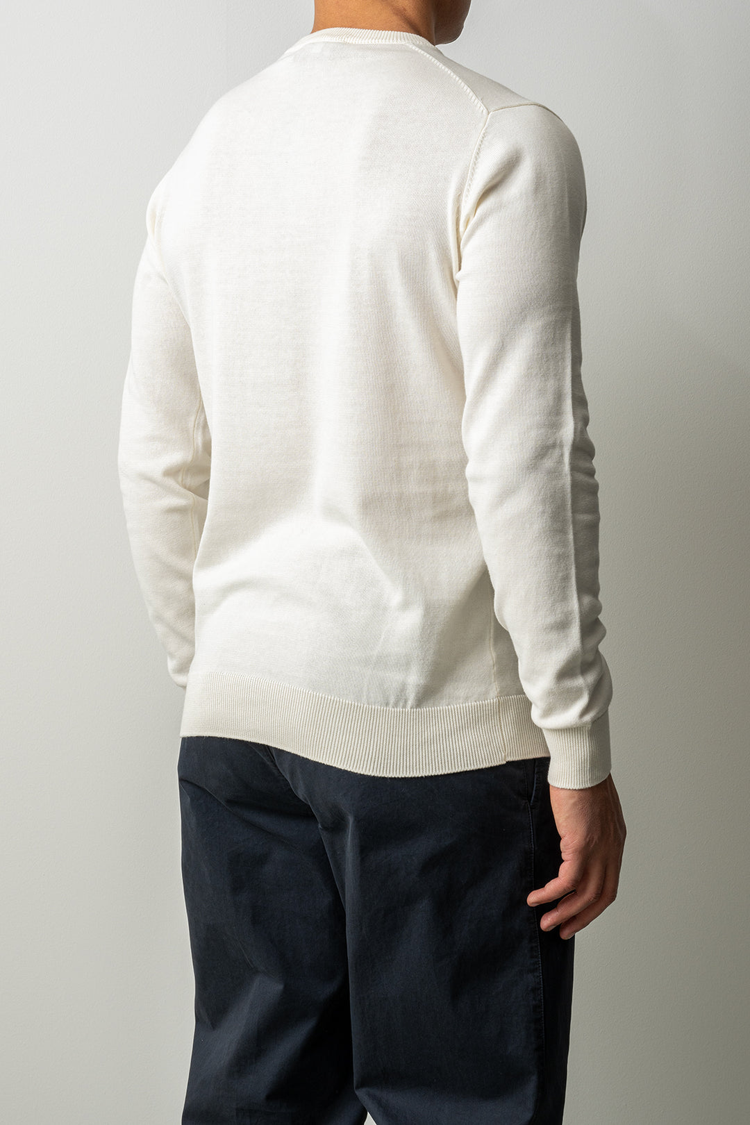 Washed Crewneck Sweater ECRU