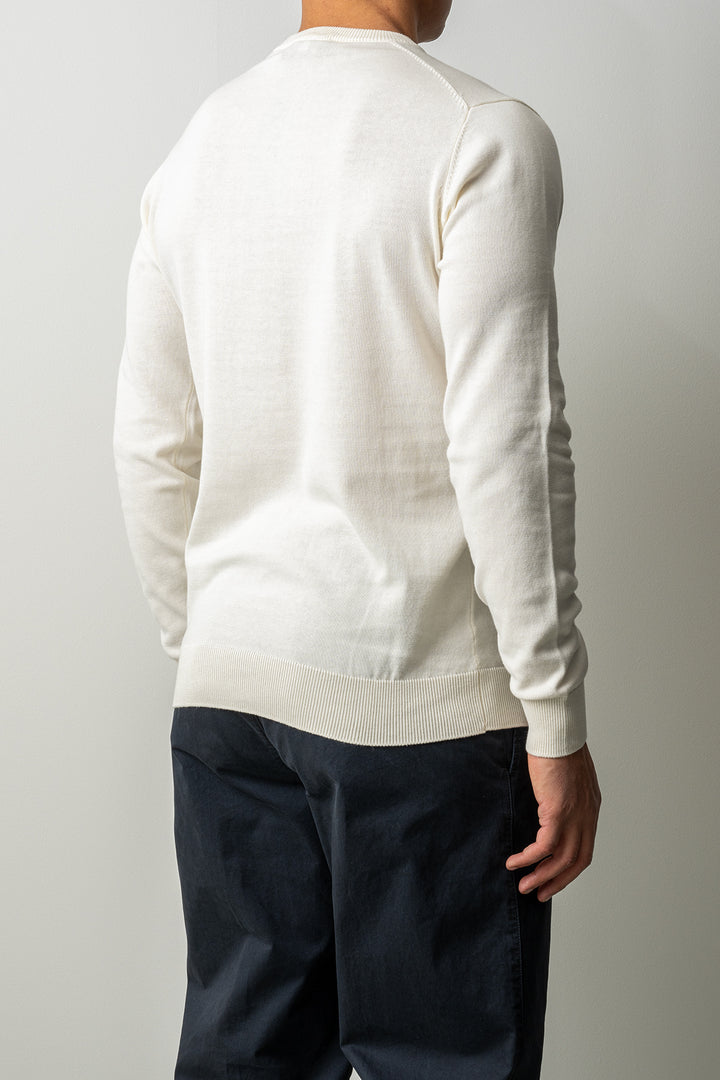 Washed Crewneck Sweater ECRU