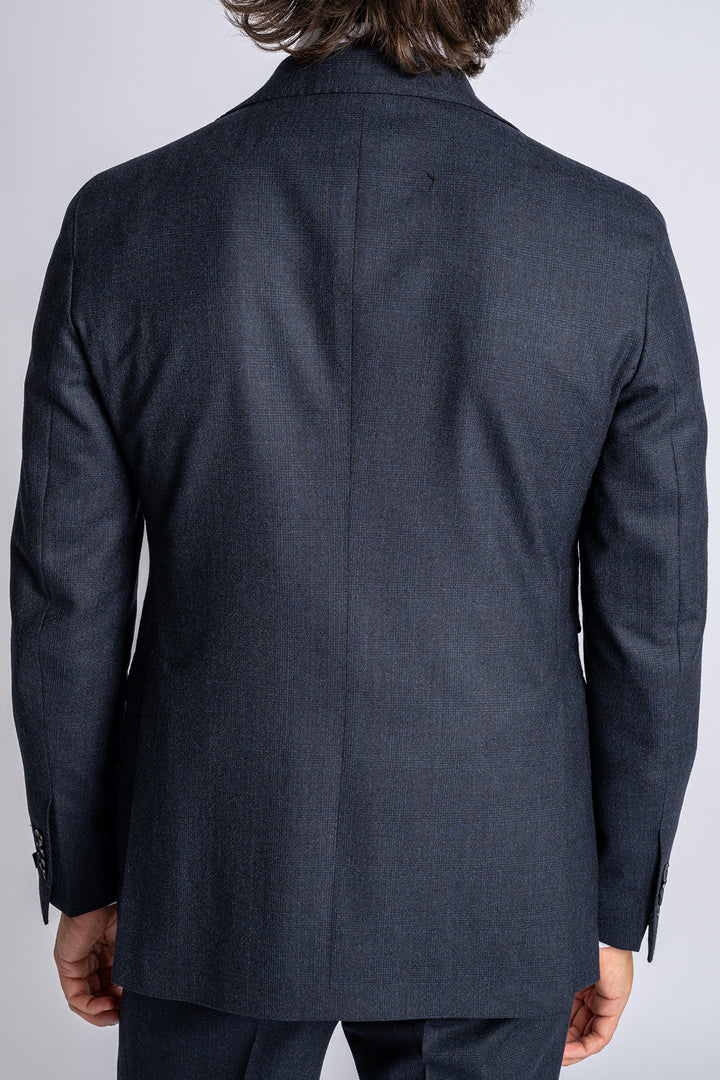 Wool Flanell Suit Navy