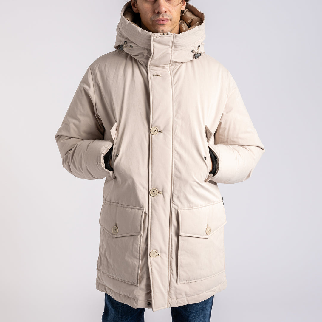 Peached Cotton Arctic Parka Oxford Tan