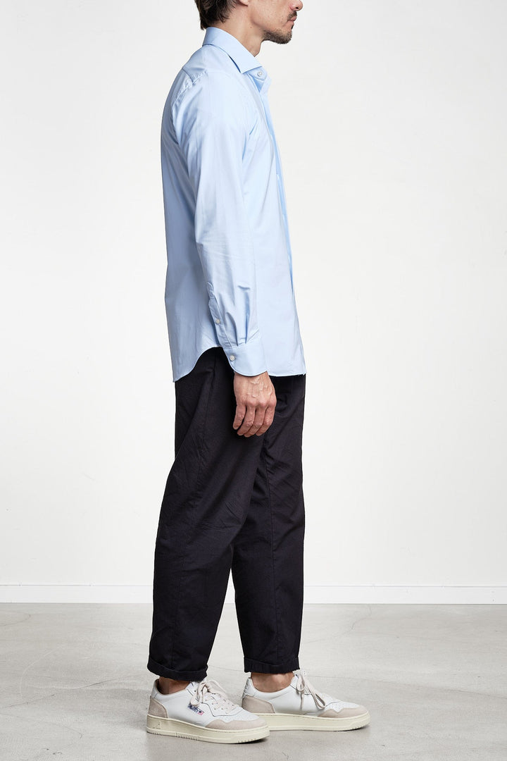 Active Solid Shirt Light Blue – XACUS, detalj