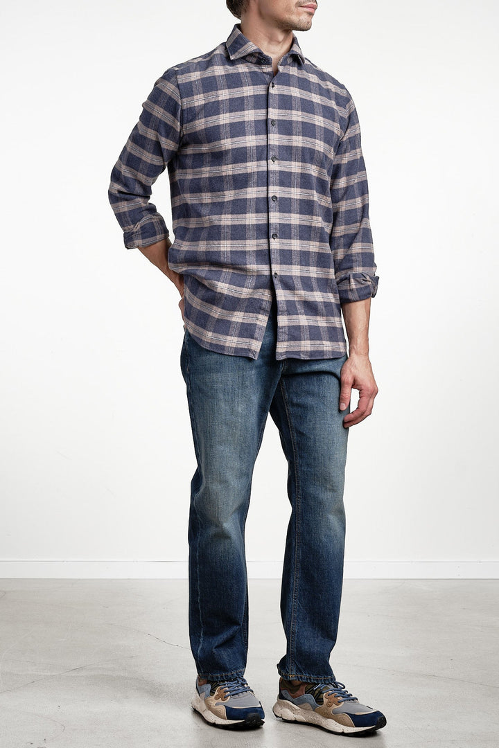 Yarn Dyed Checked Flannel Shirt Multi – XACUS, helbild