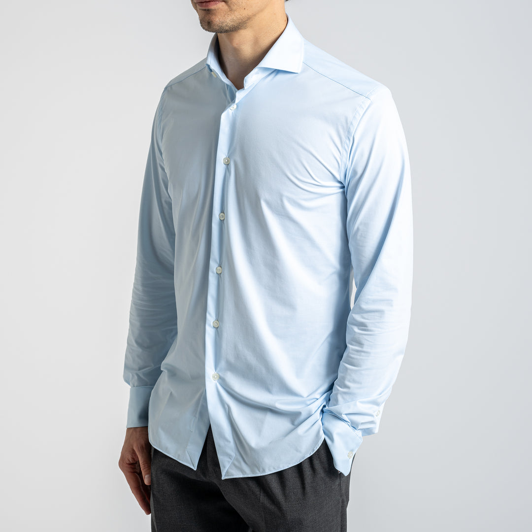 Active Shirt Micro Structure LIGHT BLUE