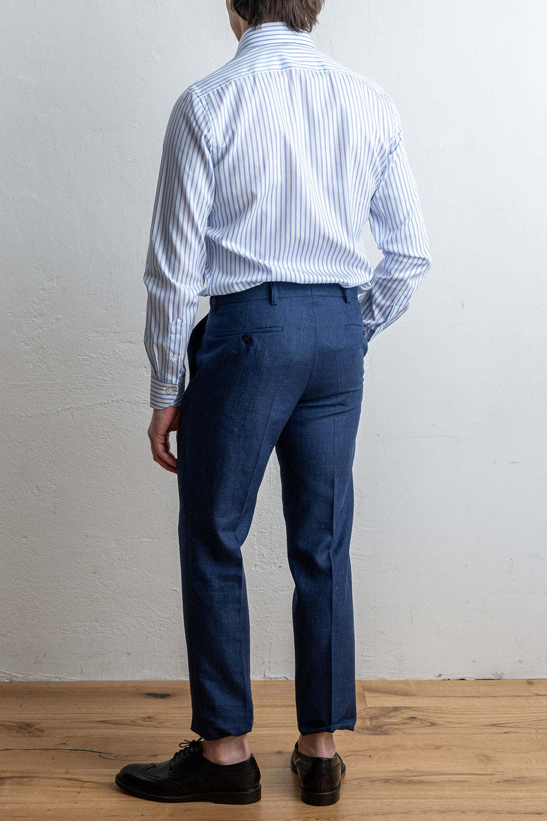 Dobby Wrinklefree Shirt MID BLUE