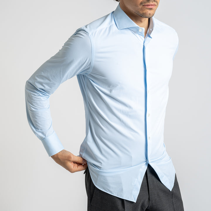 Active Shirt Micro Structure LIGHT BLUE