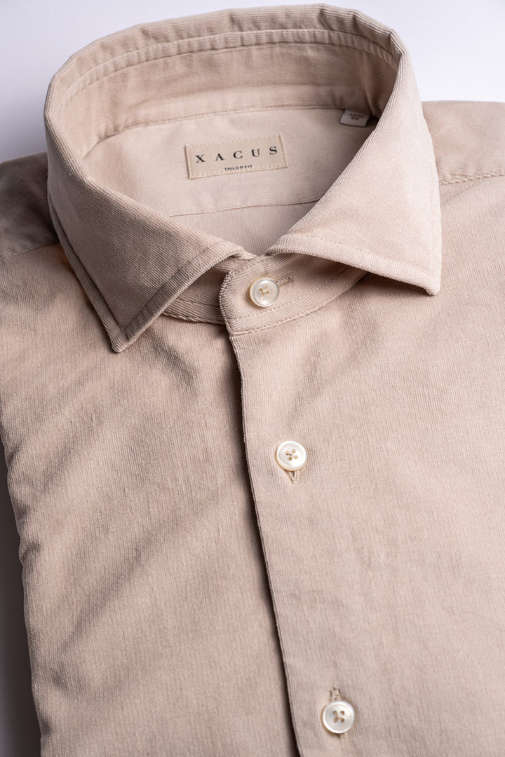 Baby Cord Shirt Beige